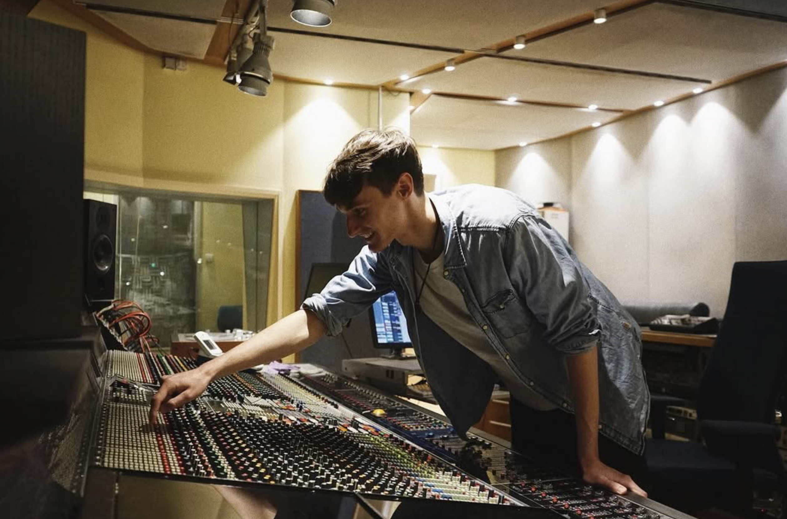 Leonard Ehlers, Gründer und Toningenieur des Mooseic Studios